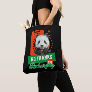 Nein danke, ich lade Panda Bear Cub Battery wieder Tasche
