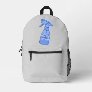 Nein, Danke. Sprühflasche Sassy Humor Bedruckter Rucksack