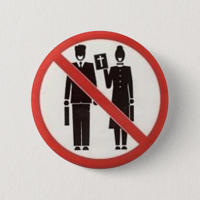 Nein danke Wir sind Atheisten Abzeichen/Button Button (Vorderseite)