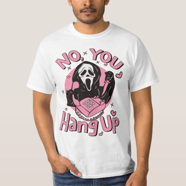 Nein, du hängst Shirt auf, Ghostface Valentine Shi (Vorderseite)