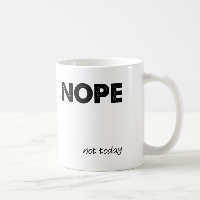 Nein Funny Mug Kaffeetasse (Rechts)