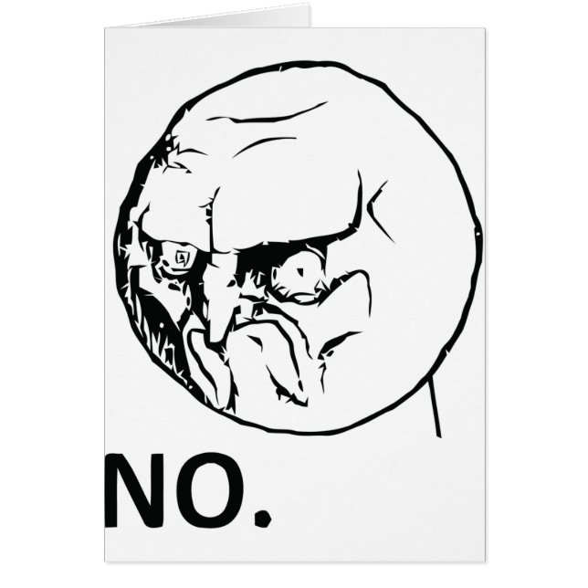 NEIN! Gesicht (Vorne)