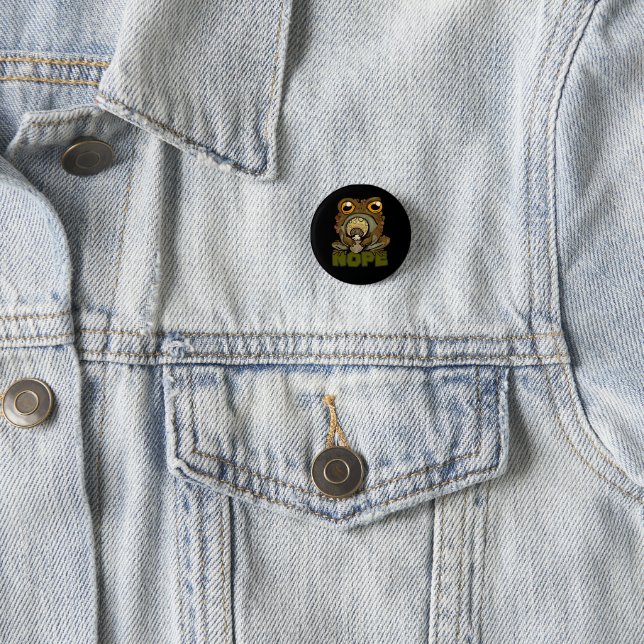 Nein! Grumpy Toad Button (Beispiel)