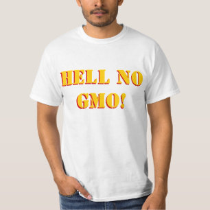Nein GVO-Schablone-Schriftart, Front und T-Shirt