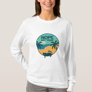 nein heute nicht katze   Katzenliebhaber Design T-Shirt
