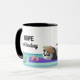 "Nein, heute nicht" Panda Kaffee Tasse