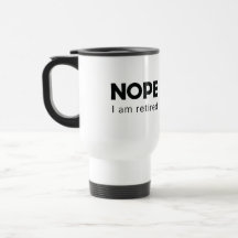 Nein, ich bin in Rente gegangen Zwei-Tone-Kaffee-T