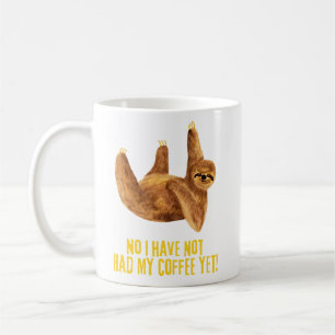 Nein, ich habe noch keinen Kaffee getrunken! Ein l Kaffeetasse