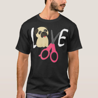 Nein, ich kann es nicht einfach aus Dog Groomer he T-Shirt