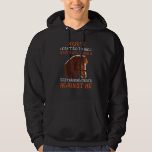 Nein, ich kann nicht zur Hölle gehen, denn Santa h Hoodie