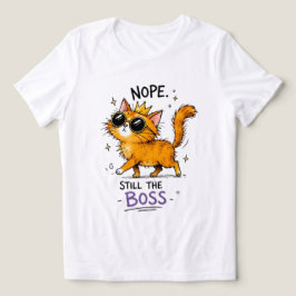 Nein, immer noch die Boss-Katze T-Shirt Tri-Blend Shirt