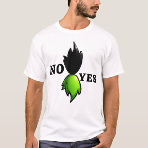 Nein Ja Grafik-T-Shirt – Minimalistische abstrakte T-Shirt