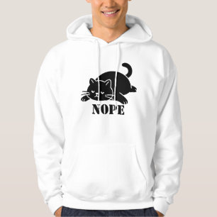 NEIN Katze Lustig für Katzenliebhaber Hoodie