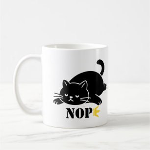 NEIN Katze Lustig für Katzenliebhaber Kaffeetasse