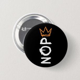 Nein Keine Könige Amerika Demokratie Anti-Trump I Button