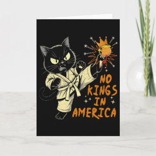 Nein, keine Könige in Amerika Lustig Trump Wir das Karte