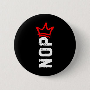 Nein, keine Könige Protestschild Lustig Anti-Trump Button