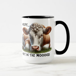 "Nein..." Kuh-Wortspiel individuell anpassbar Tasse
