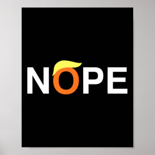 Nein Lustig Anti-trump  Poster