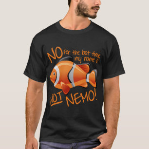 NEIN - Mein Name ist NICHT...(Orange Schrift) T-Shirt