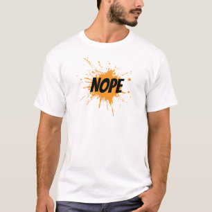 Nein, nicht eintreten, lustiges Katzen-Design T-Shirt