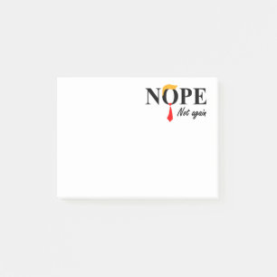 Nein. Nicht wieder. Post-it Klebezettel