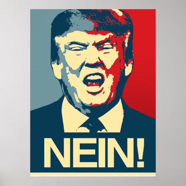 NEIN - Poster anti-Trump - Anti-Trump - (Devant)