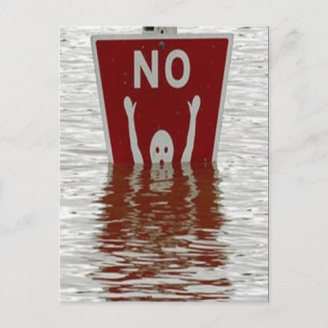 Nein! Postkarte (Vorderseite)