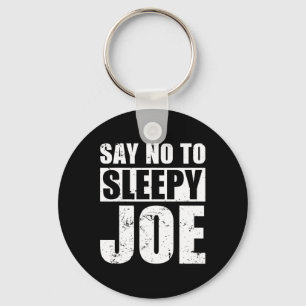Nein sagen zu Sleepy Joe Election Anti Biden Repub Schlüsselanhänger