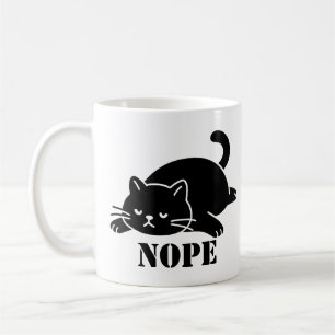 NEIN-Sager-Katze Lustig für Katzenliebhaber Kaffeetasse