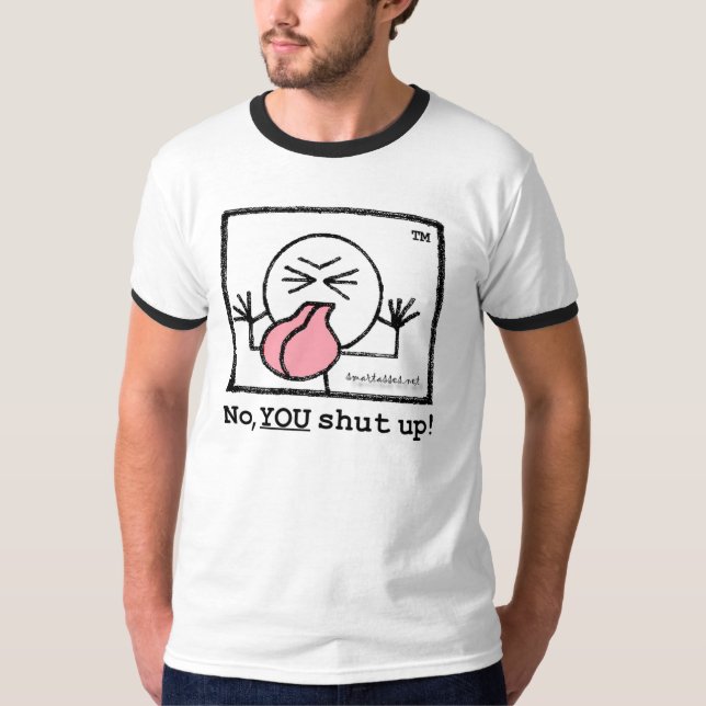 Nein, schlossen SIE oben! T-Shirt (Vorderseite)