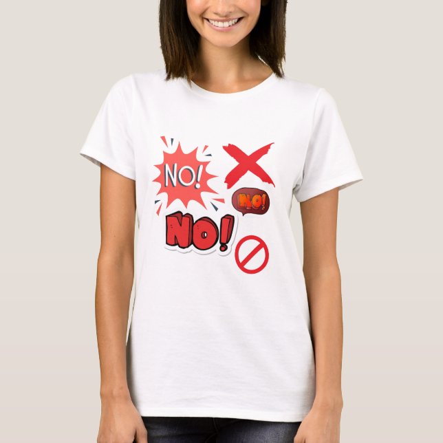 Nein! T-Shirt (Vorderseite)