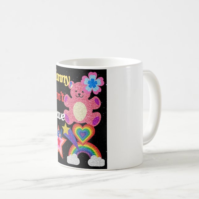 Nein, verlass mir nicht! kaffeetasse (VorderseiteRechts)