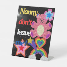 Nein, verlass mir nicht!