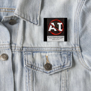 Nein zu AI 'Art' generierten Bildern Button