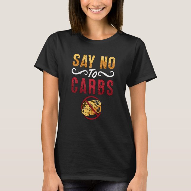 Nein zu CO2-Lieben für gesunde Lebensmittel T-Shirt (Vorderseite)