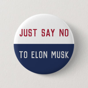 Nein zu Elon Musk Button