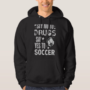 "Nein zu Ja" zum Bewusstsein der Fußball-Roten Woc Hoodie