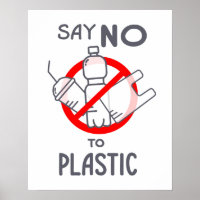 Nein zu Plastik sagen