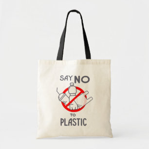 Nein zu Plastik Tragetasche