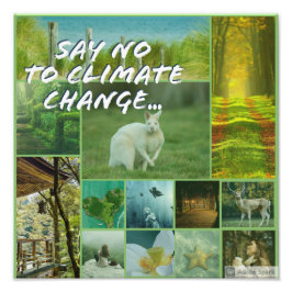 Nein zum Foto Klimawandel