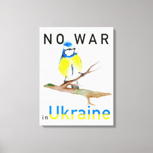 Nein zum Krieg in der Ukraine Leinwanddruck