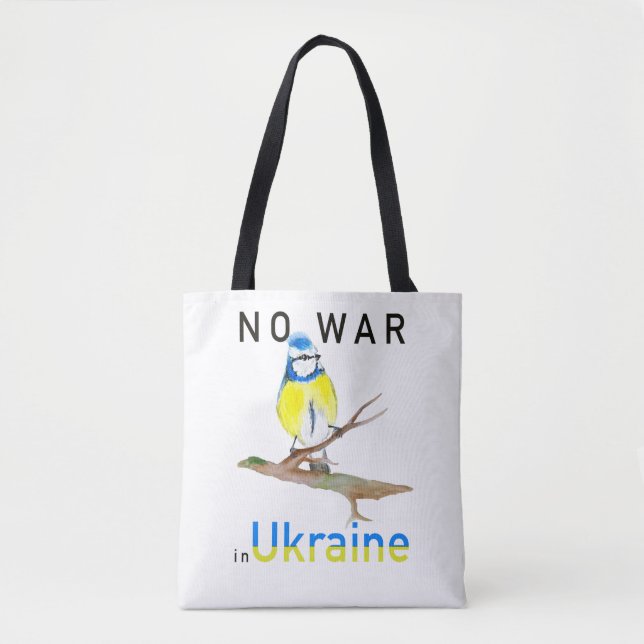 Nein zum Krieg in der Ukraine Tasche (Vorderseite)