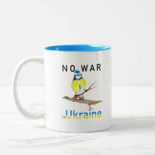 Nein zum Krieg in der Ukraine Zweifarbige Tasse