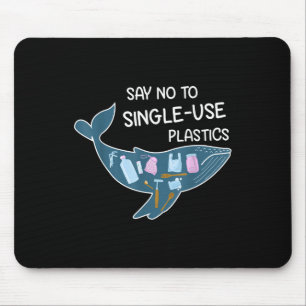 Nein zum Schutz der Kunststoffumwelt Mousepad