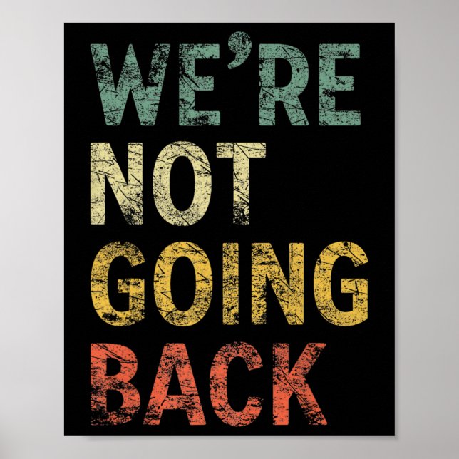 Nein zur Abstimmung 2024 Präsident Kamala Harr Poster (Vorne)