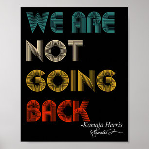 Nein zur Abstimmung 2024 Präsident Kamala-harr Poster