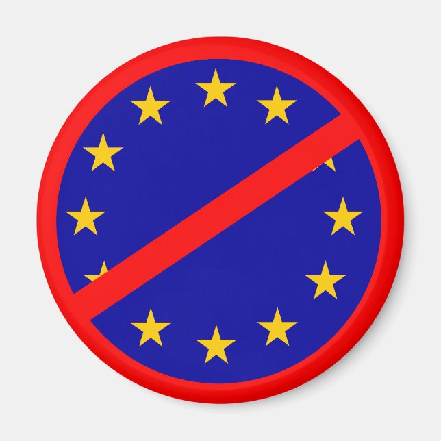 Nein zur EU Magnet (Vorne)