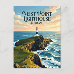 Neist Point Leuchtturm Schottland Postkarte