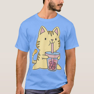 Neko Anime Manga Kitten Japanischer Niedlicher Bub T-Shirt